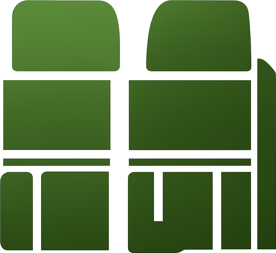 Green Logo Of Buildings